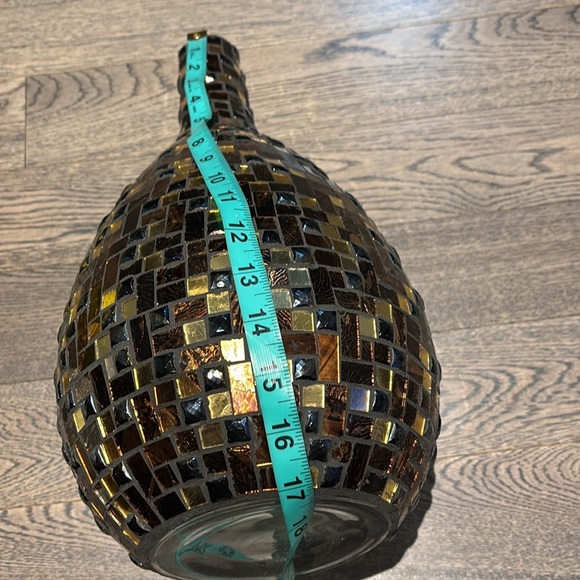 Vintage Mosaic Glass textured Vase - Picture 10 of 15